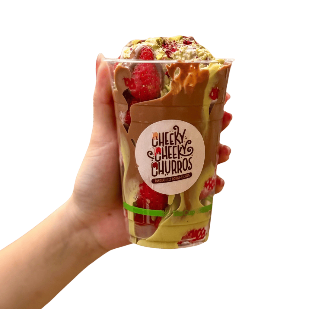 Cheeky Cheeky Churros Dubai Strawberry Cups